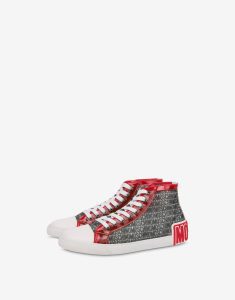 Moschino Hohe Sneakers Aus Netzgewebe Lost & Found (POLMB15452G0GGW010D)