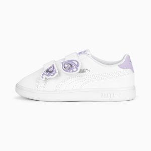 Puma Smash v2 Butterfly AC Kinder Weiß (388461-04)