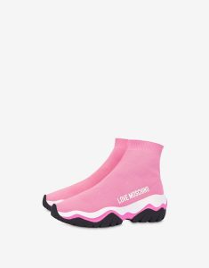 Moschino High Sock Sneakers Roller Coaster (POLJA15574G1GIZR618)