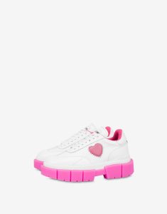 Moschino Sneakers Aus Kalbsleder Bold Sole (POLJA15676G1GIA110D)