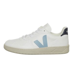 Veja V-10 White / Steel / Nautico (VX0703111B)