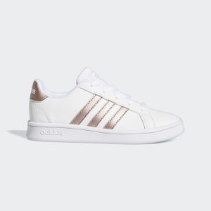 adidas Grand Court Schuh Cloud White / Copper Met. / Light Granite (EF0101)