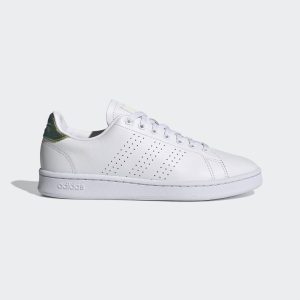 adidas Advantage Schuh Cloud White / Cloud White / Hi-Res Yellow (FY8956)