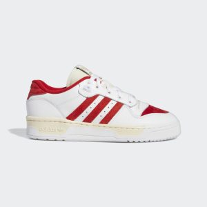 adidas Rivalry Low Schuh Cloud White / Scarlet / Cream White (GY5867)