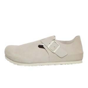 Birkenstock London Suede LEVE Antique White (1024573)