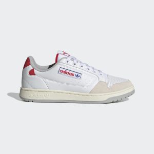adidas NY 90 Schuh Cloud White / Cloud White / Vivid Red (GX4393)