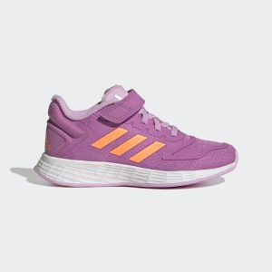 adidas Duramo 10 Lightmotion Sport Running Elastic Lace Top Strap Schuh Pulse Lilac / Beam Orange / Bliss Lilac (GZ1795)
