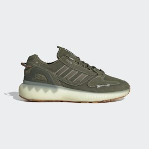 adidas ZX 5K BOOST Schuh Focus Olive / Off White / Ecru Tint (GX6913)