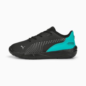 Puma Mercedes-AMG Petronas Formel 1 Drift Cat Decima Motorsportschuhe Kinder Schwarz (307264-04)