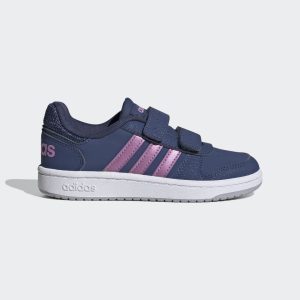 adidas VS Hoops 2.0 Schuh Tech Indigo / Cherry Metallic / Glory Grey (FW4932)