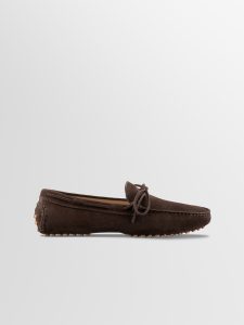 Koio Maranello Bow In Espresso Men’s Leather Penny Loafers (MBESM0)