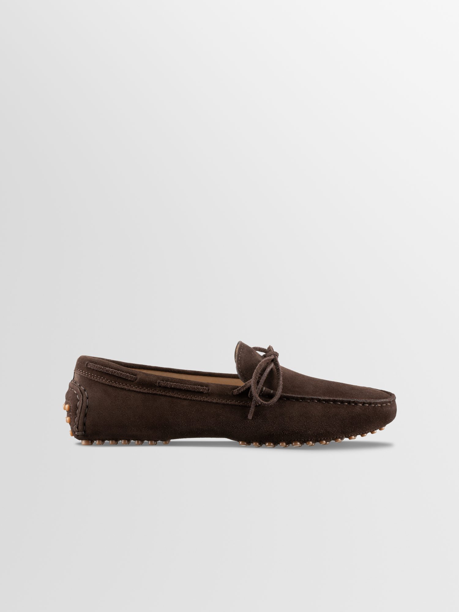 Koio Maranello Bow In Espresso Men’s Leather Penny Loafers   (MBESM0)
