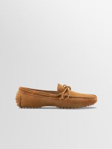 Koio Maranello Bow In Nutmeg Men’s Leather Penny Loafers (MBNUM0)