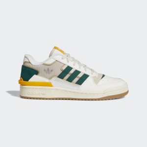 adidas Forum Exhibit Low Schuh Cloud White / Collegiate Green / Bliss (GW4360)