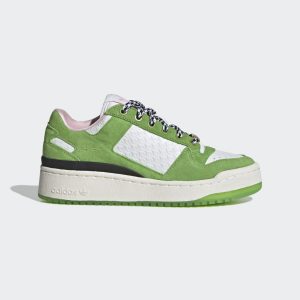 adidas Forum Bold Schuh Team Rave Green / Cloud White / Clear Pink (FZ6590)