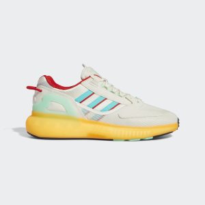 adidas ZX 5K Boost Schuh Off White / Mint Rush / Vivid Red (GW3040)