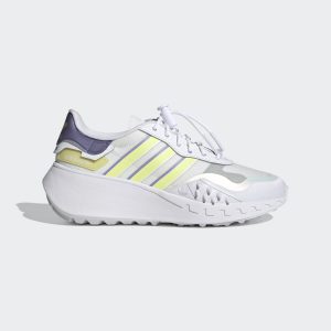adidas Choigo Schuh Cloud White / Pulse Yellow / Light Purple (H04324)