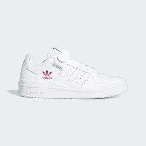 adidas Originals White Forum Low Sneakers (G58001)