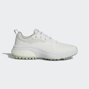 adidas Solarmotion Spikeless Golfschuh Cloud White / Silver Metallic / Linen Green (GX4020)