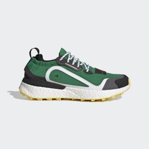 adidas by Stella McCartney OutdoorBoost 2.0 Trailrunning-Schuh Green / Cloud White / Yellow (GX9872)