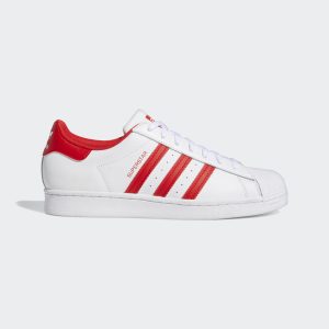 adidas Superstar Schuh Cloud White / Vivid Red / Cloud White (GZ3741)