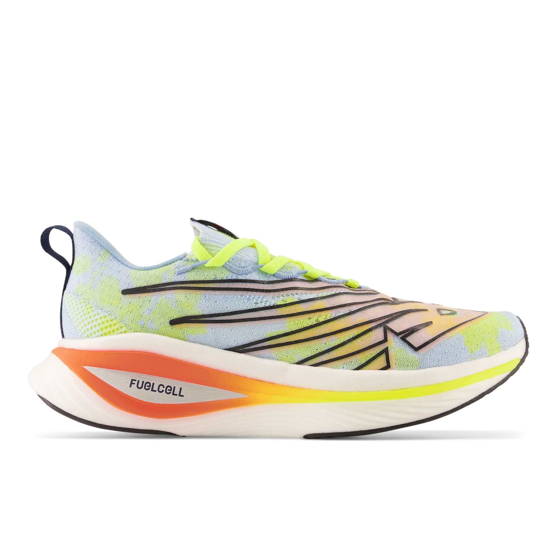 New Balance London Edition FuelCell SuperComp Elite v3 Blau/Gelb/Orange (MRCELLD3)