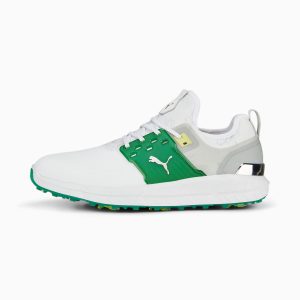 Puma IGNITE ARTICULATE Azalea Gold Golfschuhe Herren Weiß/Grün/Grau (378334-01)