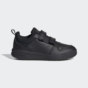 adidas Tensaur Schuh Core Black / Core Black / Grey Six (S24048)