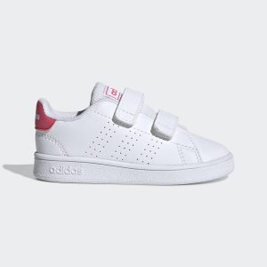 adidas Advantage Schuh Cloud White / Real Pink / Cloud White (EF0300)