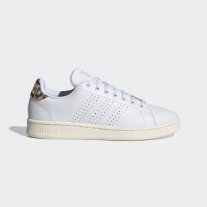 adidas Advantage Schuh Cloud White / Cloud White / Gold Metallic (FY9101)