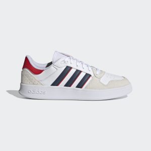 adidas Breaknet Plus Schuh Cloud White / Crew Navy / Vivid Red (FY9649)