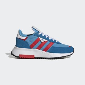adidas Retropy F2 Schuh App Sky Rush / Vivid Red / Blue Rush (GZ0859)