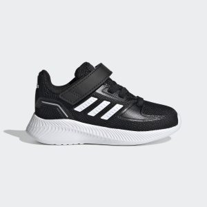 adidas Runfalcon 2.0 Laufschuh Core Black / Cloud White / Silver Metallic (FZ0093)
