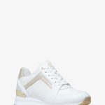 Michael Kors Sneaker Billie  Weiss/blassgoldton (43T1BIFS2Y)