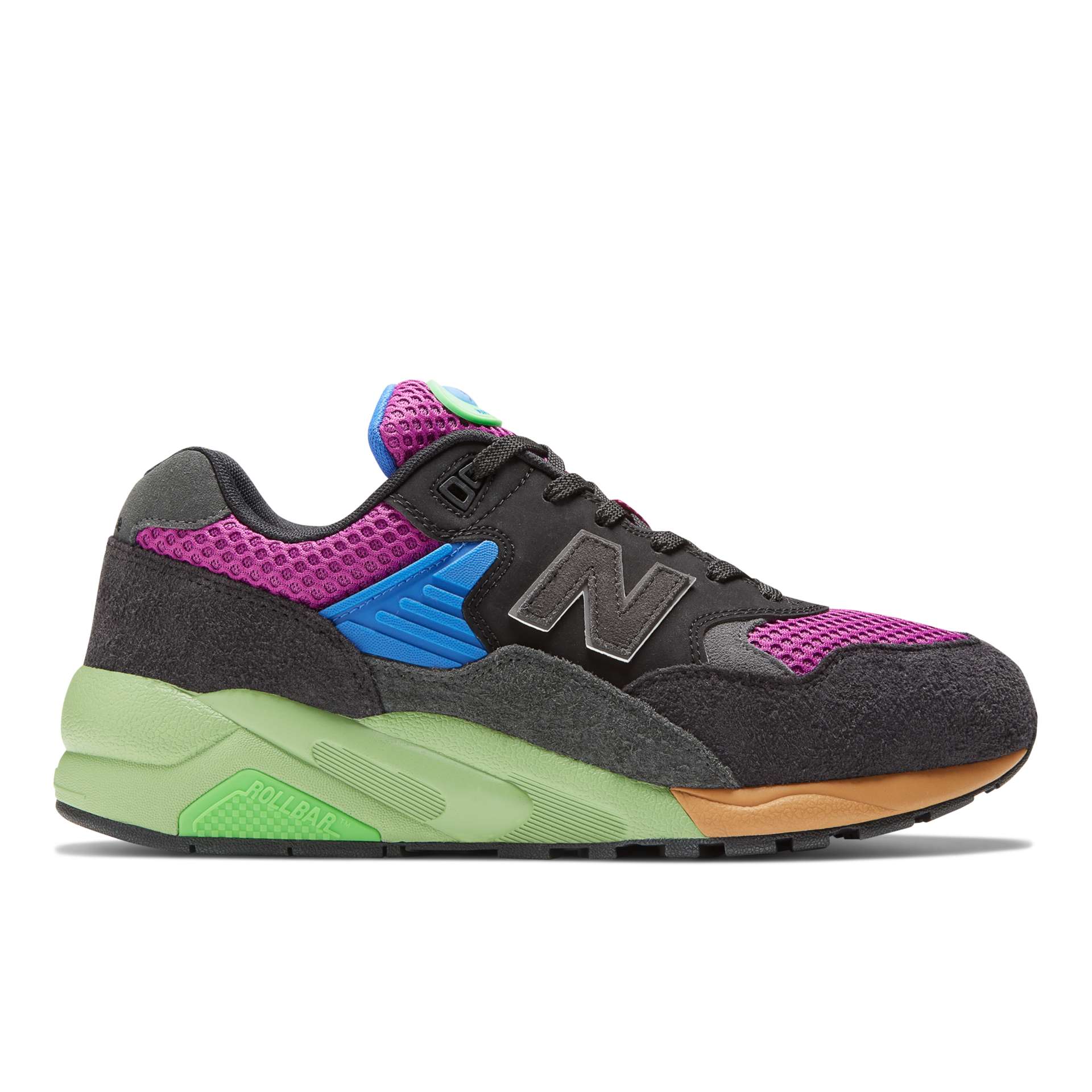 New Balance 580 Schwarz/Noir/Violett/Violet/Grün/vert (MT580HSC)