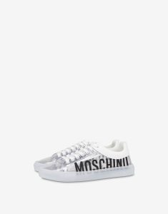 Moschino Sneakers Aus Transparentem Pvc Mit Logo (POLMA15192G0GMX199B)