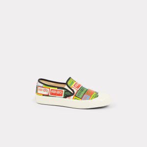Kenzo Baskets Sans Lacets Kenzoschool Homme Multicolore – Taille 41 (FD55SN005F75)