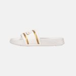 Fila Morro Bay Logo Slipper Wmn white / gold (FFW0102-13069)