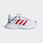 adidas Hello Kitty Retropy F2 Schuh Cloud White / Vivid Red / Core Black (GX9231)