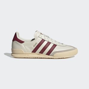 adidas Jeans Schuh Chalk White / Sand Strata / Collegiate Burgundy (GY7437)