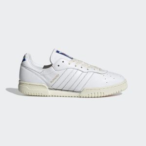 adidas SPZL Burnden  Footwear White / Cream White / Power Blue (H03911)