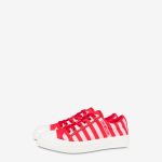 Moschino Gestreifte Sneakers Aus Canvas (POLJA15944G0GJHE50A)