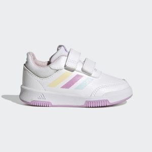 adidas Tensaur Sport Training Hook and Loop Schuh Cloud White / Almost Blue / Bliss Lilac (GW6467)