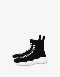 Moschino High Sock Sneakers Teddy Shoes (POLMB15093G1HGL0000)