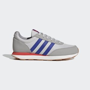 adidas Run 60s 3.0 Lifestyle Laufschuh Grey One / Lucid Blue / Bright Red (HP2261)
