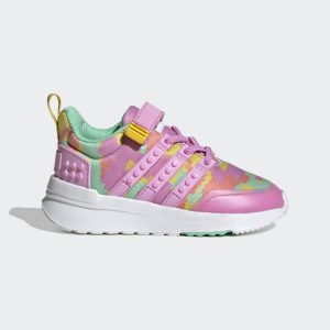adidas x LEGO Racer TR21 Elastic Lace and Top Strap Schuh Bliss Orchid / Bliss Orchid / Eqt Yellow (HQ1322)