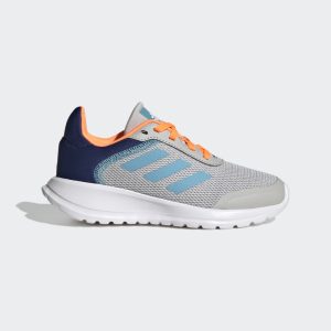 adidas Tensaur Run Schuh Grey Two / Preloved Blue / Screaming Orange (HQ1265)