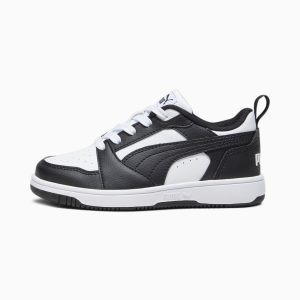 Puma Rebound V6 Lo Kinder Schwarz (393834-01)