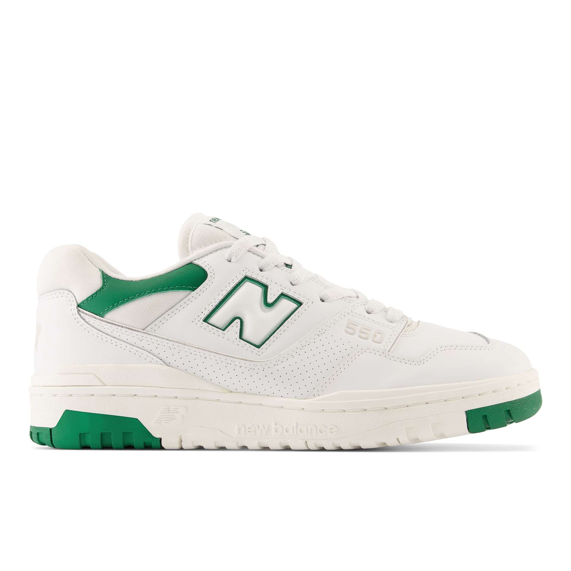 New Balance 550 Weiß/blanc/Grün/vert/Grau/Gris (BB550SWB)
