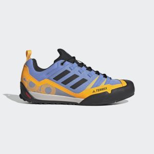 adidas TERREX Swift Solo Zustiegsschuh Blue Fusion / Core Black / Solar Gold (HR1303)